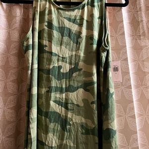 Old Navy Camo Dress Sz M - NWT